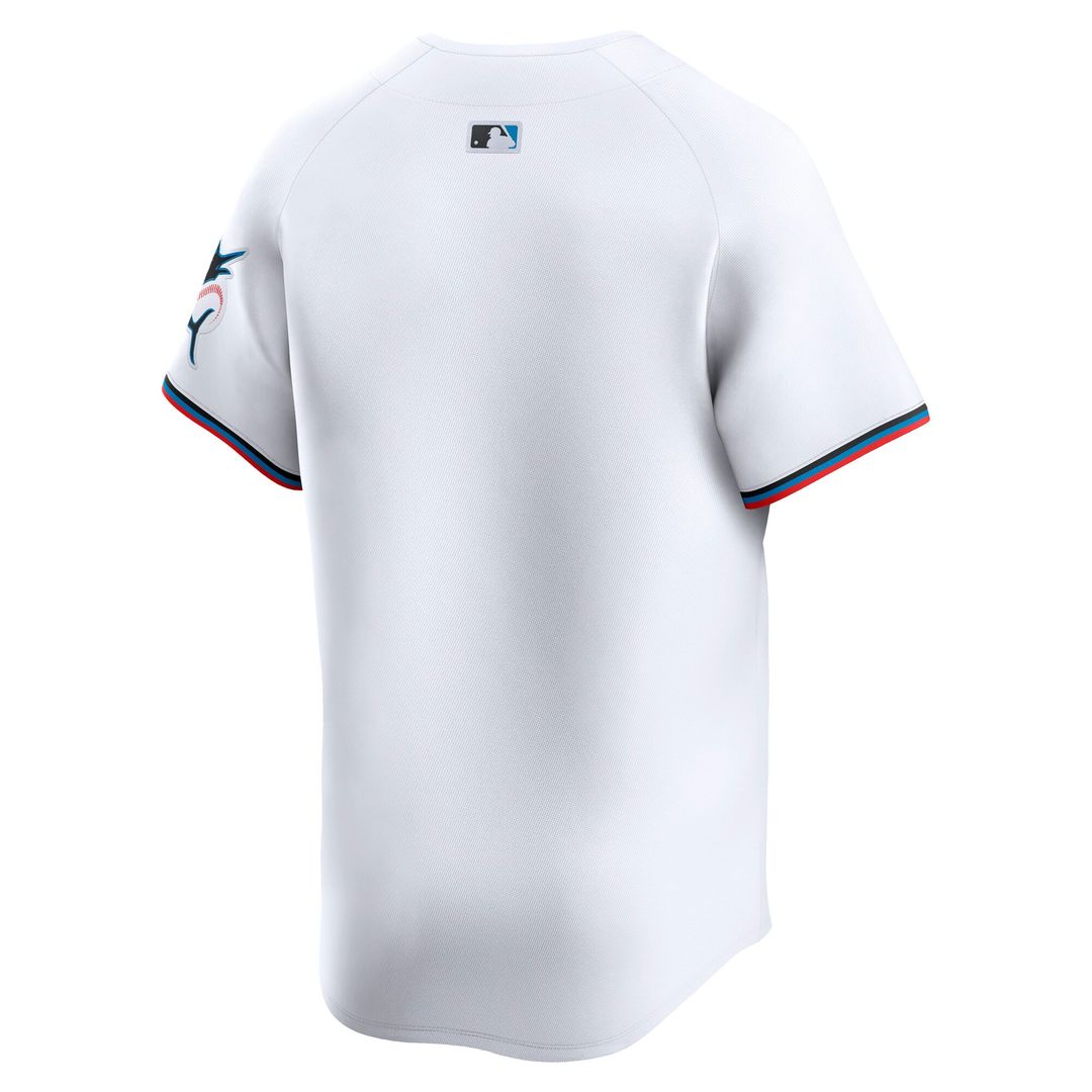 Miami Marlins Nike Home Replica Team Jersey - White Team Jersey Sports Fan Apparel
