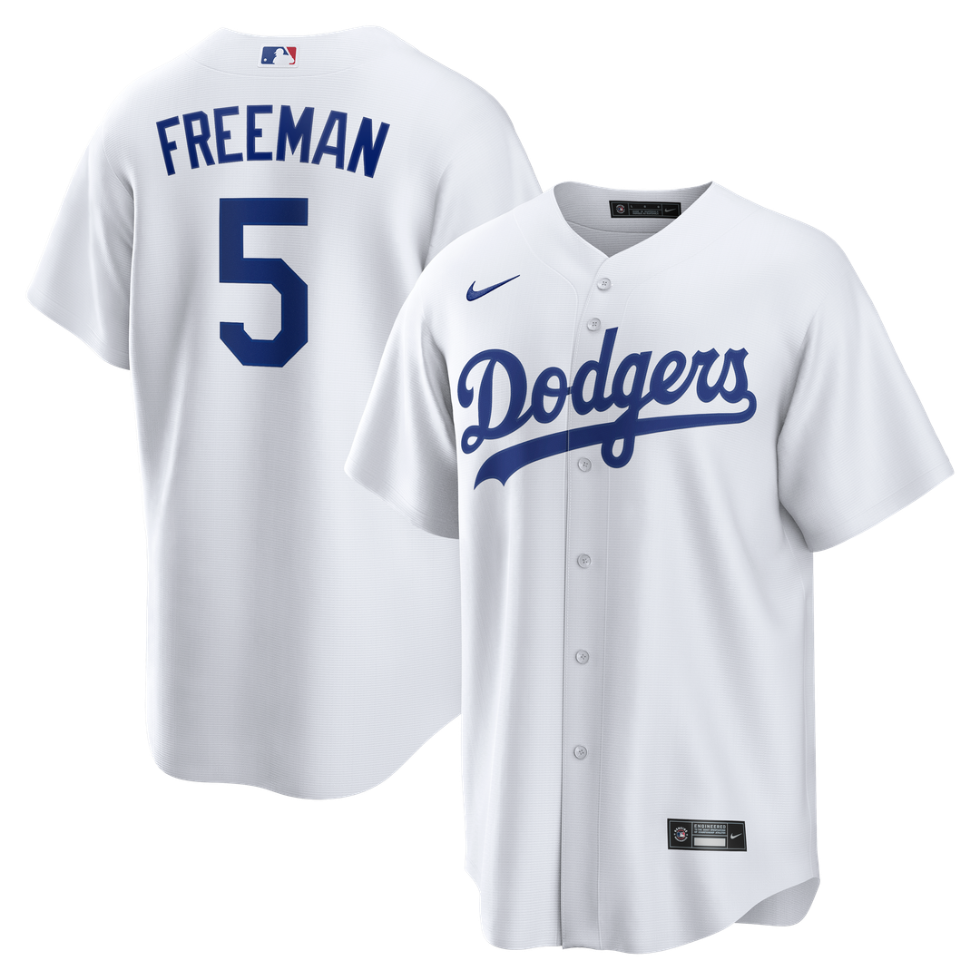Los Angeles Dodgers Freddie Freeman Nike Home Replica Jersey - White Team Jersey Sports Fan Apparel