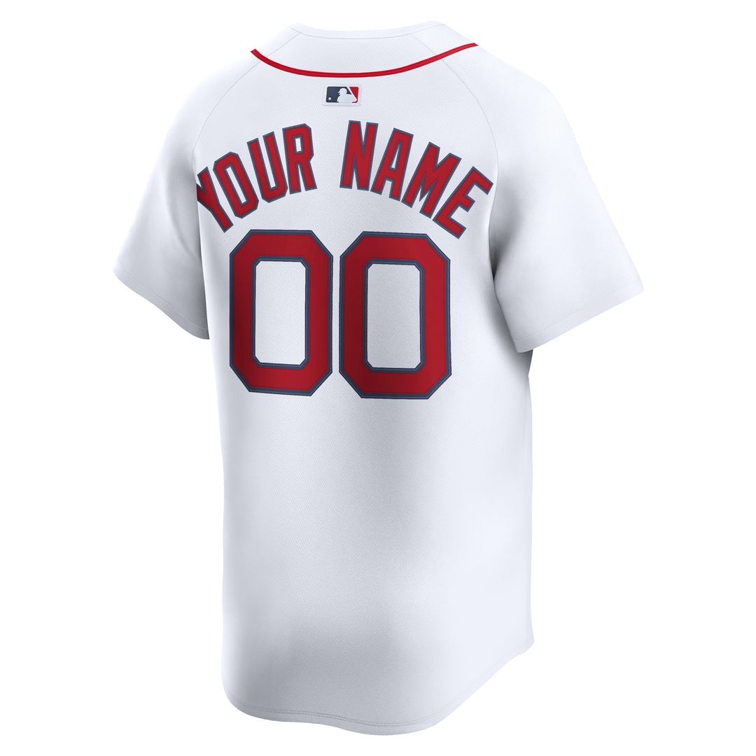 Boston Red Sox Nike Home Limited Custom Jersey - White Team Jersey Sports Fan Apparel