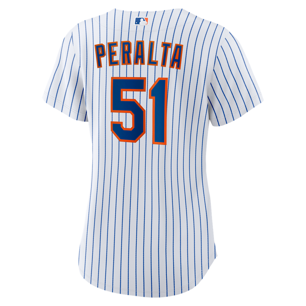 New York Mets Freddy Peralta Nike Women's Home Replica Jersey - White Team Jersey Sports Fan Apparel