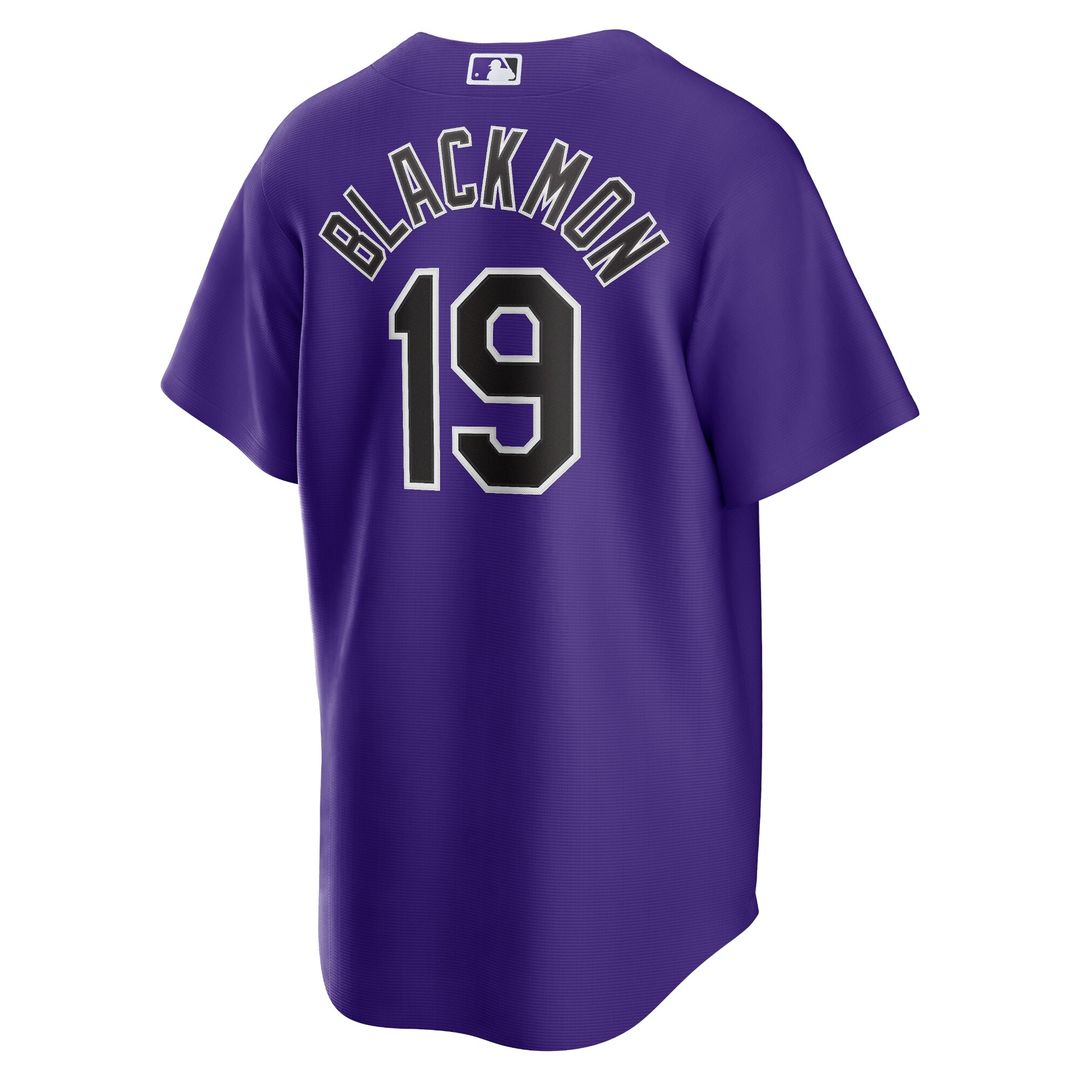 Colorado Rockies Charlie Blackmon Nike Alternate Replica Player Name Jersey - Purple Team Jersey Sports Fan Apparel
