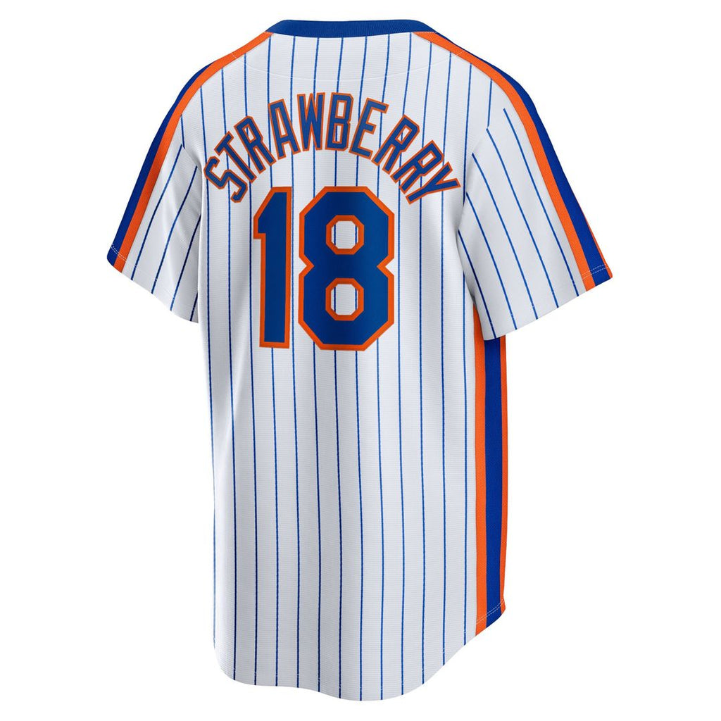 New York Mets Darryl Strawberry Nike Home Cooperstown Player Jersey - White Team Jersey Sports Fan Apparel
