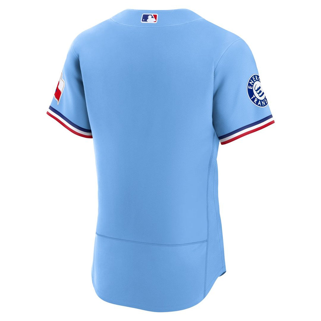 Texas Rangers Nike Alternate Authentic Jersey - Light Blue Team Jersey Sports Fan Apparel
