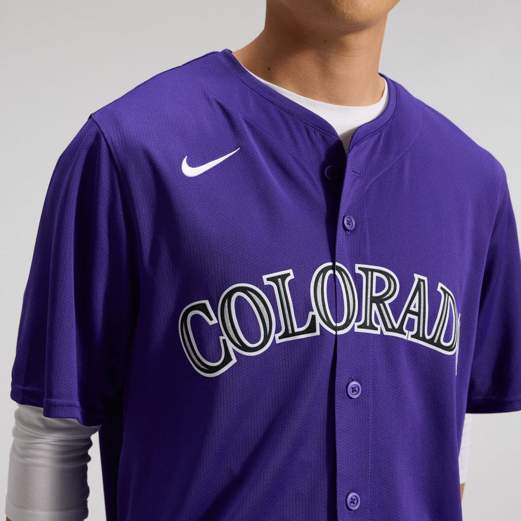 Colorado Rockies Nike Alternate Limited Jersey - Purple Team Jersey Sports Fan Apparel