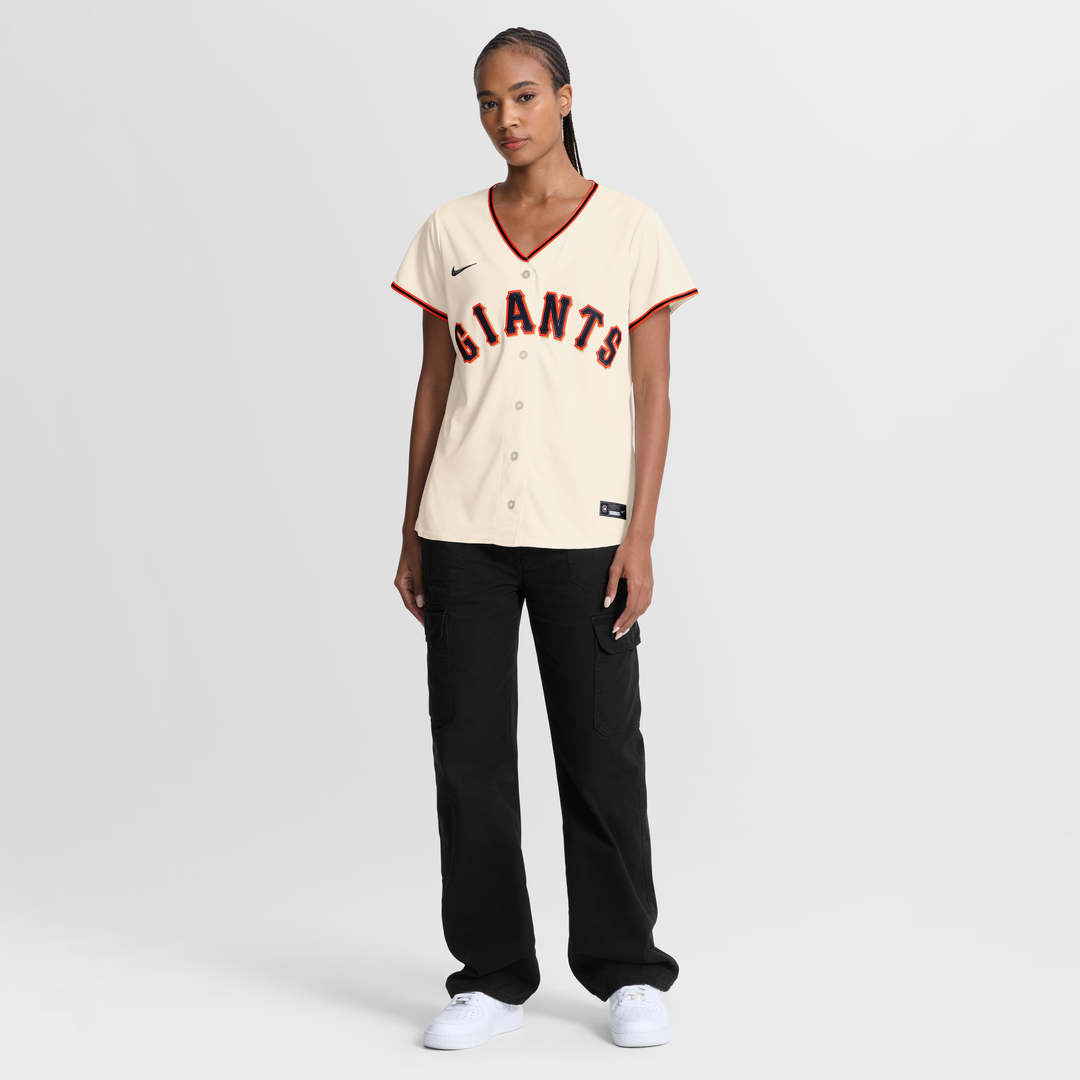 San Francisco Giants Bryce Eldridge Nike Women's Home Replica Jersey - Cream Team Jersey Sports Fan Apparel