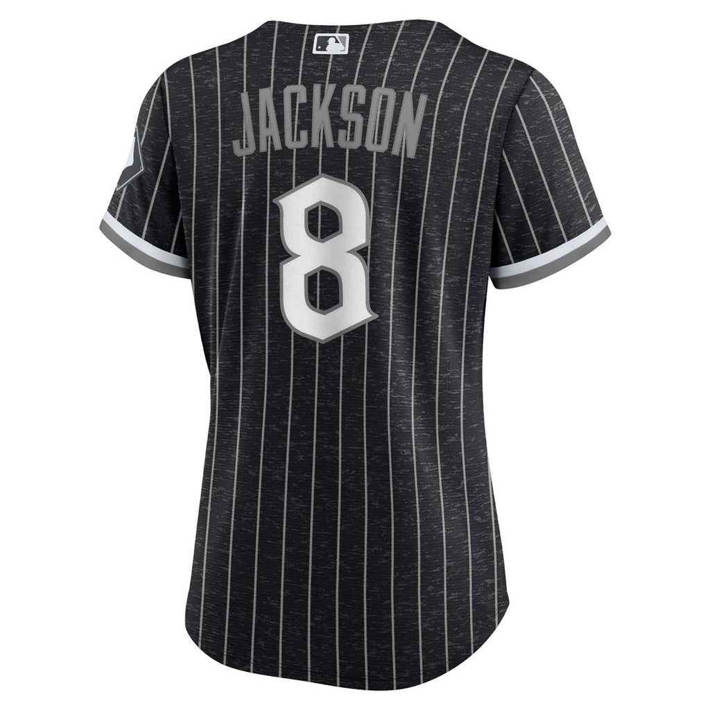Chicago White Sox Bo Jackson Nike Women's City Connect Replica Player Jersey - Black Team Jersey Sports Fan Apparel