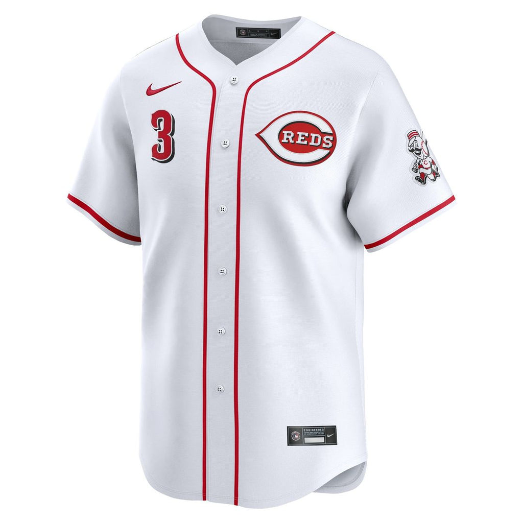 Cincinnati Reds Ke'Bryan Hayes Nike Home Limited Player Jersey - White Team Jersey Sports Fan Apparel