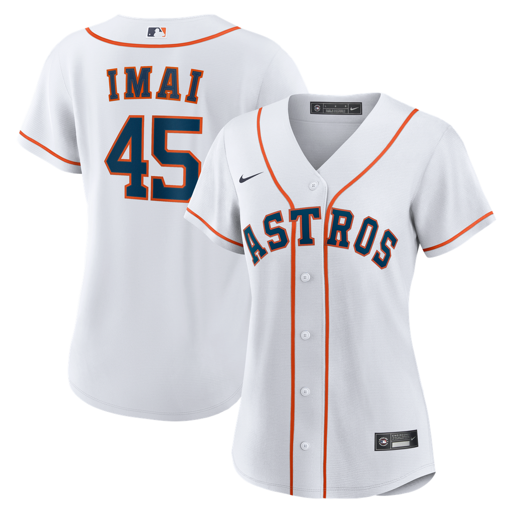 Houston Astros Tatsuya Imai Nike Women's Home Replica Jersey - White Team Jersey Sports Fan Apparel