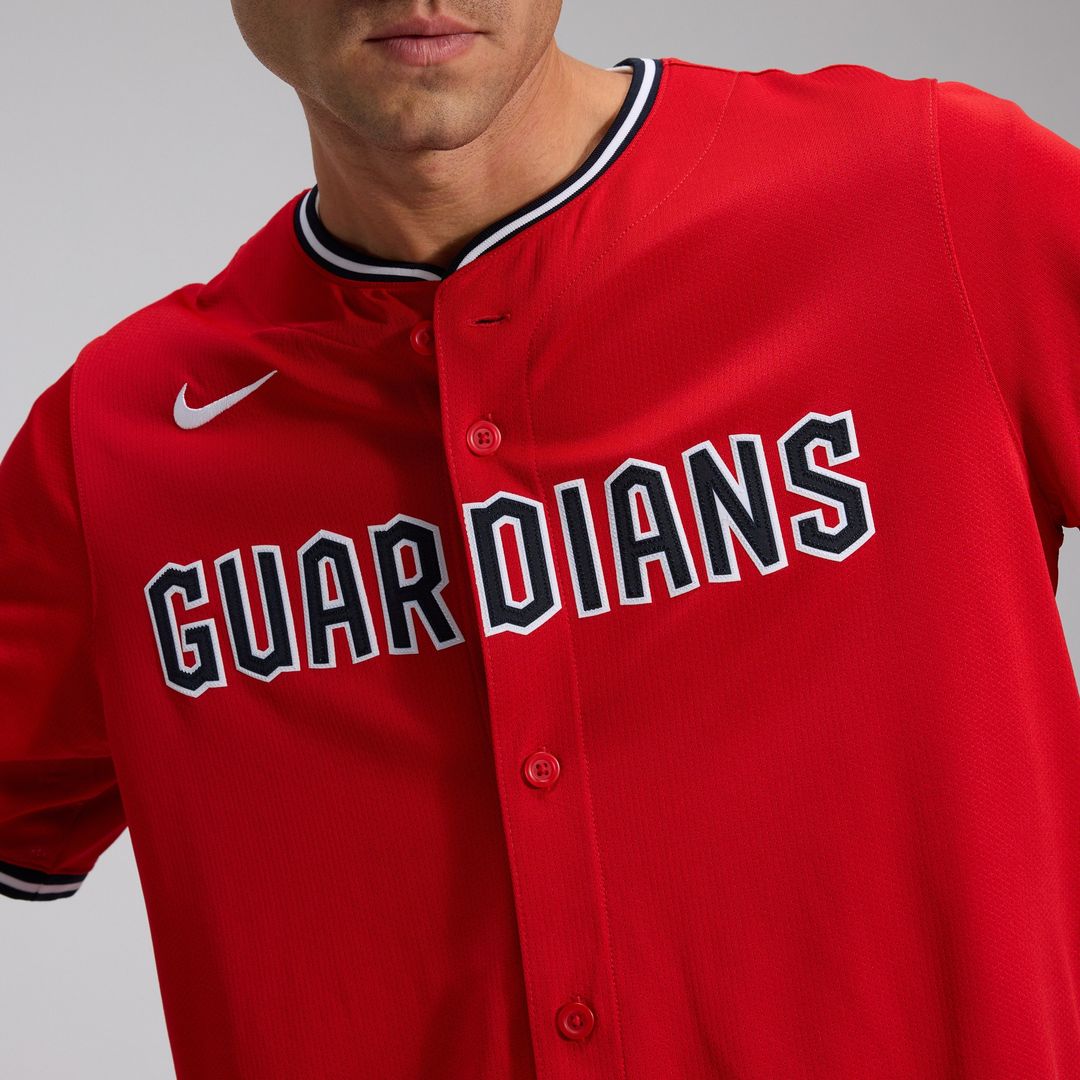 Cleveland Guardians Nike Alternate Limited Jersey - Red Team Jersey Sports Fan Apparel