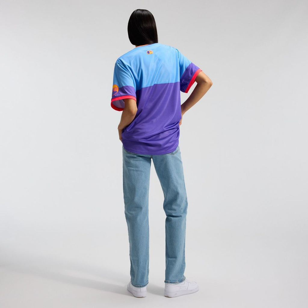 Colorado Rockies Nike Women's 2025 City Connect Limited Jersey - Purple/Light Blue Team Jersey Sports Fan Apparel