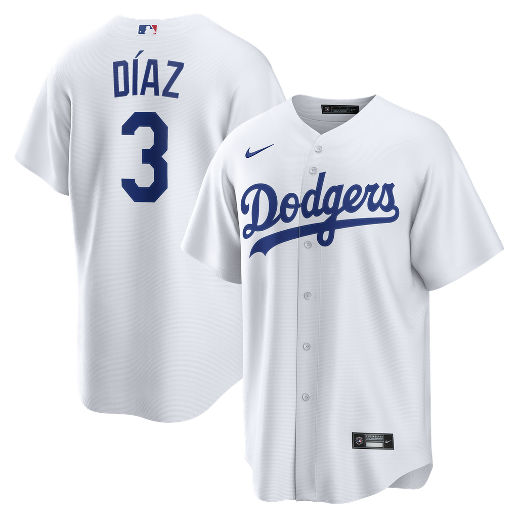 Los Angeles Dodgers Edwin Díaz Nike Home Replica Jersey - White Team Jersey Sports Fan Apparel