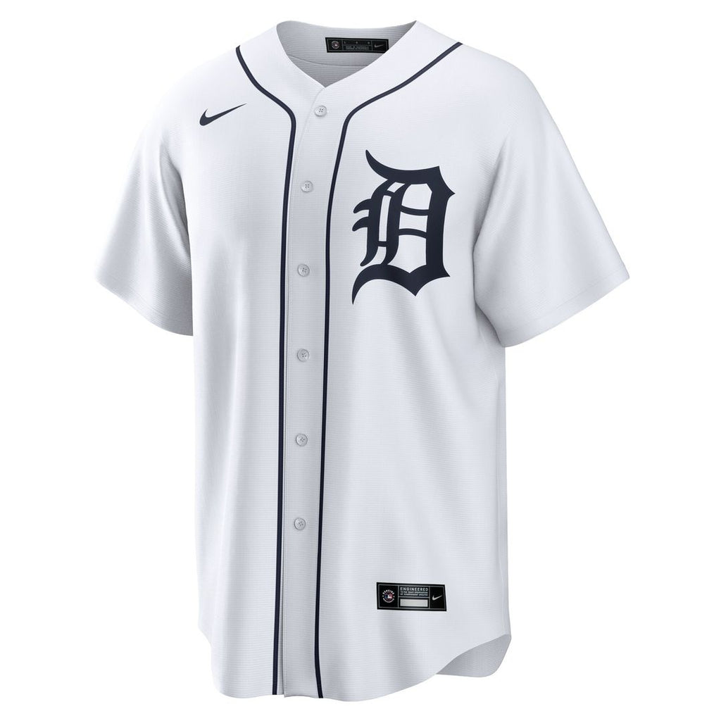 Detroit Tigers Casey Mize Nike Home Replica Jersey - White Team Jersey Sports Fan Apparel