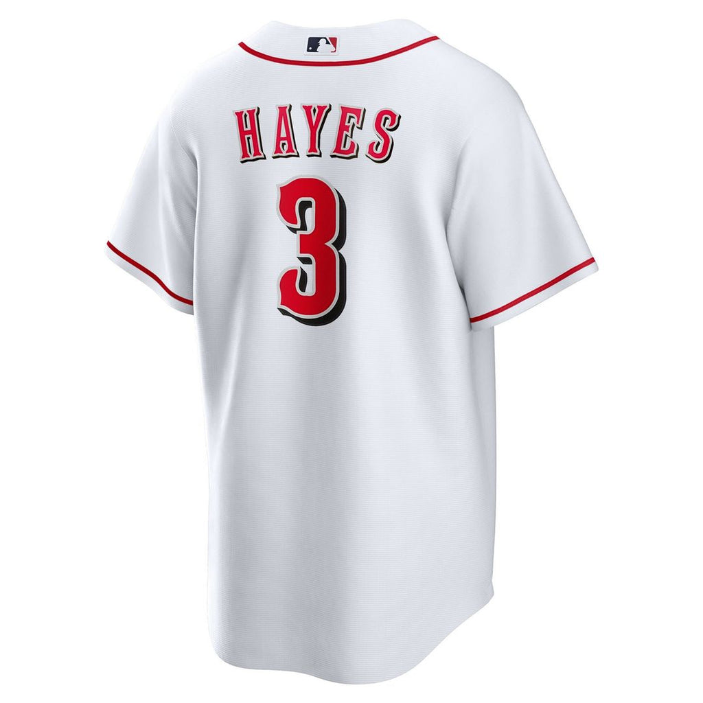 Cincinnati Reds Ke'Bryan Hayes Nike Home Replica Jersey - White Team Jersey Sports Fan Apparel