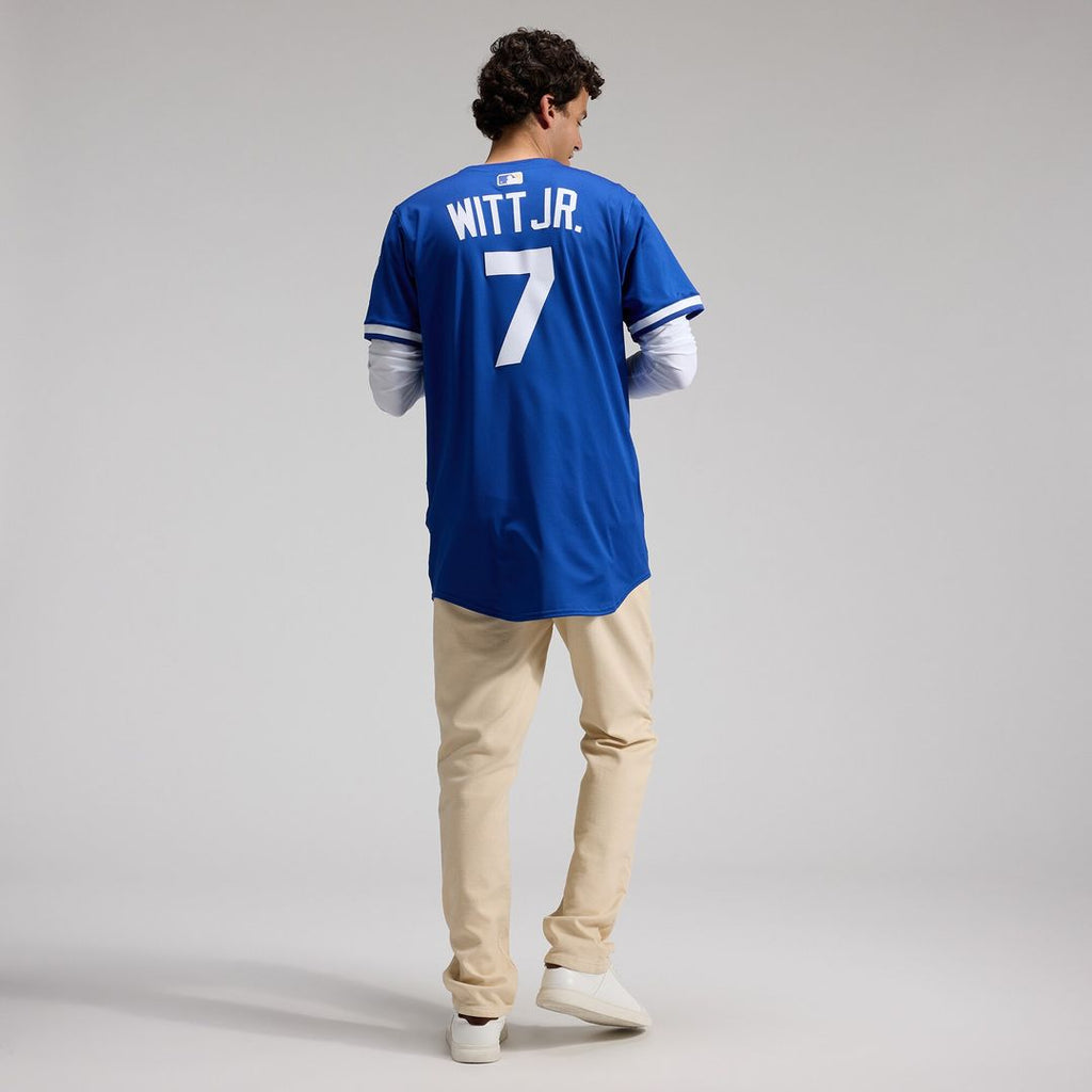 Kansas City Royals Bobby Witt Jr. Nike Alternate 2 Elite Player Jersey - Royal Team Jersey Sports Fan Apparel