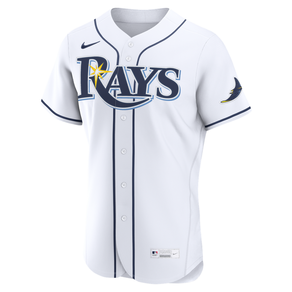 Tampa Bay Rays Nike Home Authentic Jersey - White Team Jersey Sports Fan Apparel