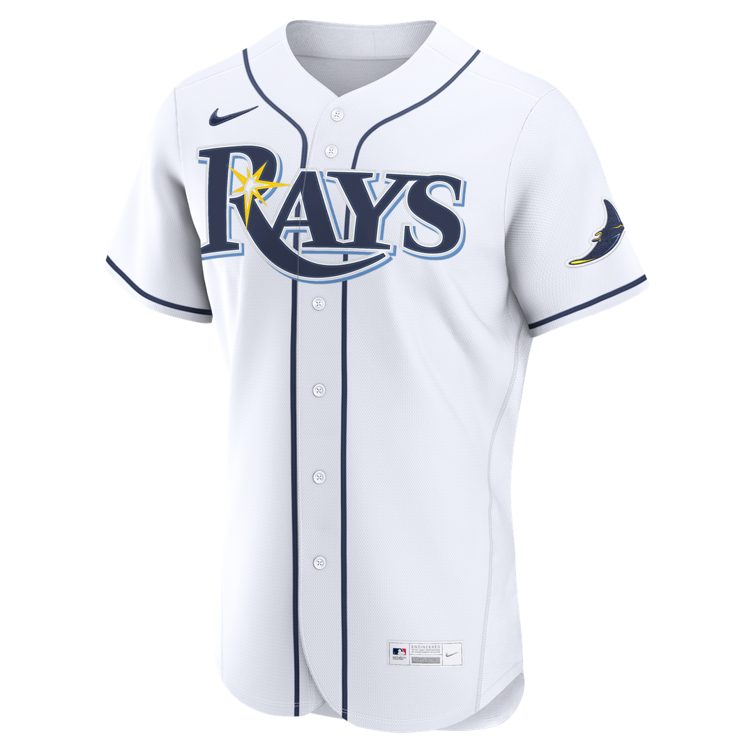 Tampa Bay Rays Nike Home Authentic Jersey - White Team Jersey Sports Fan Apparel