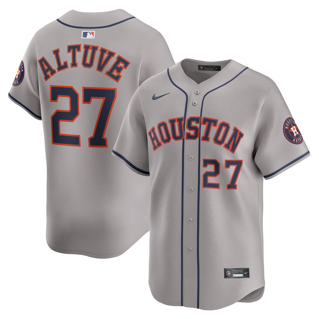 Houston Astros Jose Altuve Nike Home Limited Player Jersey - White Team Jersey Sports Fan Apparel