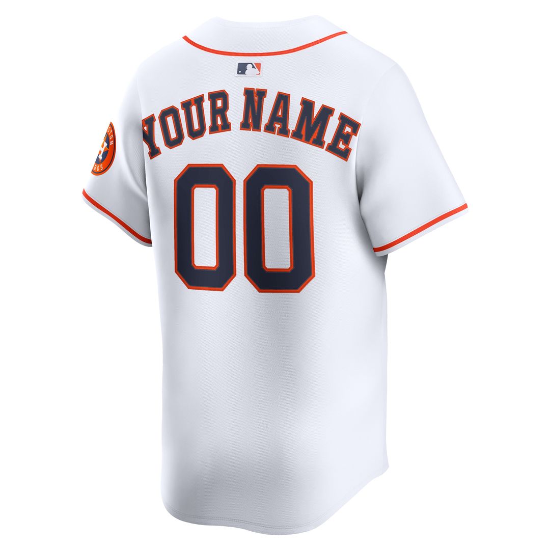 Houston Astros Nike Alternate Limited Custom Jersey - Orange Team Jersey Sports Fan Apparel