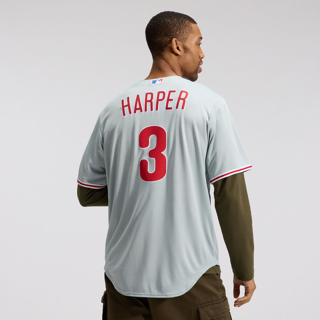 Philadelphia Phillies Bryce Harper Nike Alternate Replica Jersey - Light Blue Team Jersey Sports Fan Apparel