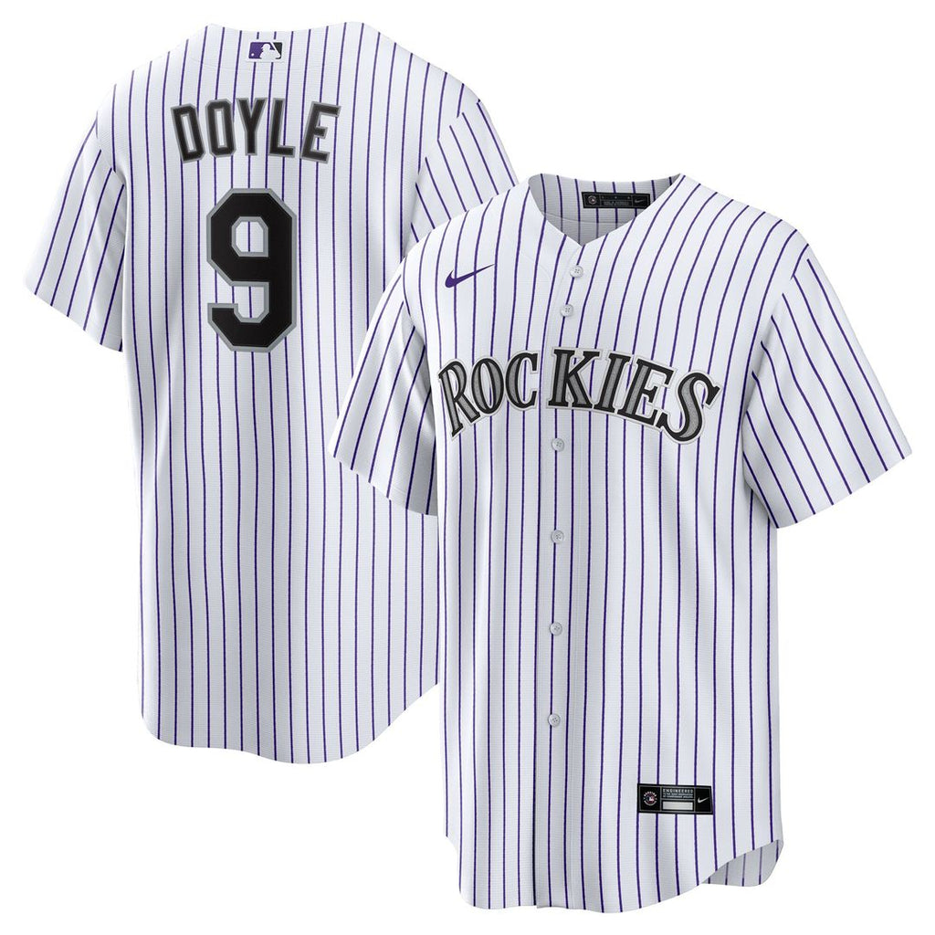 Colorado Rockies Brenton Doyle Nike Home Replica Jersey - White Team Jersey Sports Fan Apparel