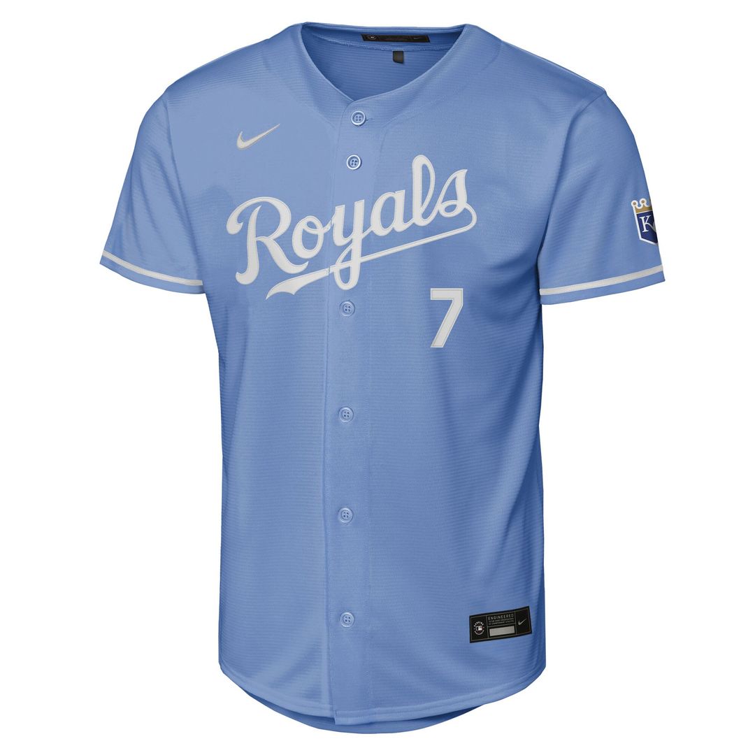Kansas City Royals Bobby Witt Jr. Nike Youth Home Stadium Jersey - White Team Jersey Sports Fan Apparel
