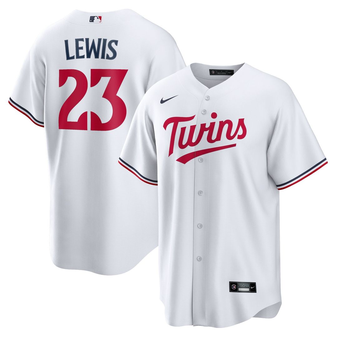 Minnesota Twins Royce Lewis Nike Replica Player Jersey - White Team Jersey Sports Fan Apparel