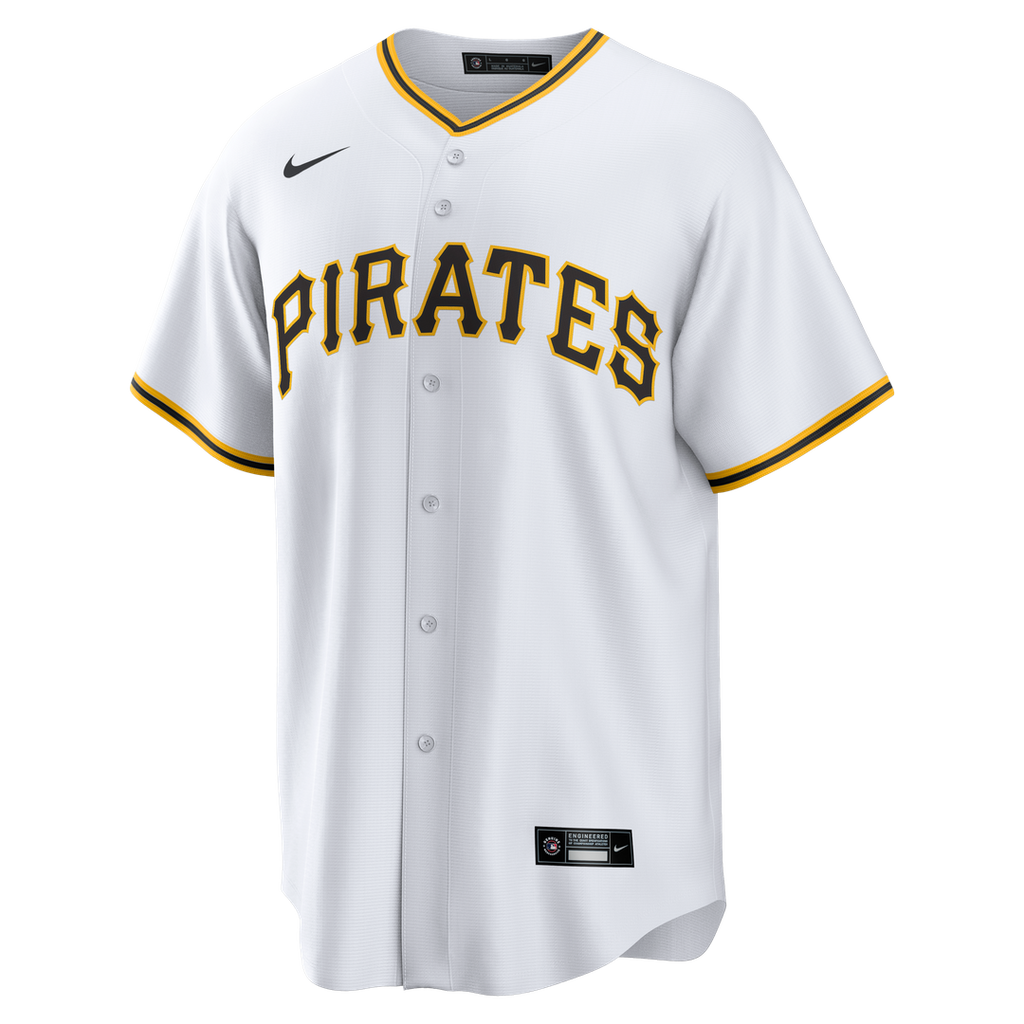 Pittsburgh Pirates Konnor Griffin Nike Home Replica Jersey - White Team Jersey Sports Fan Apparel