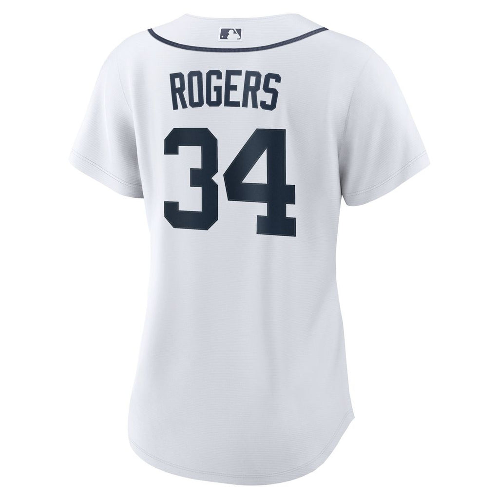 Detroit Tigers Jake Rogers Nike Women's Home Replica Jersey - White Team Jersey Sports Fan Apparel