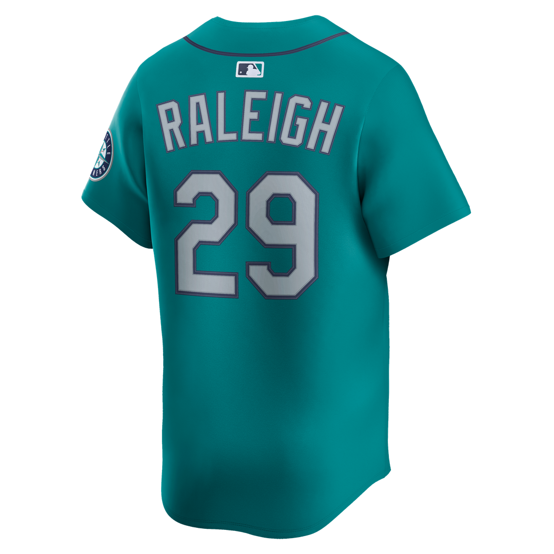 Seattle Mariners Cal Raleigh Nike Home Limited Player Jersey - White Team Jersey Sports Fan Apparel