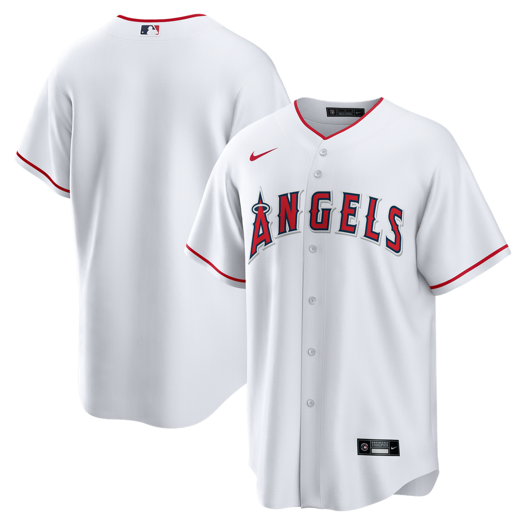 Los Angeles Angels Nike Home Big & Tall Replica Jersey - White Team Jersey Sports Fan Apparel