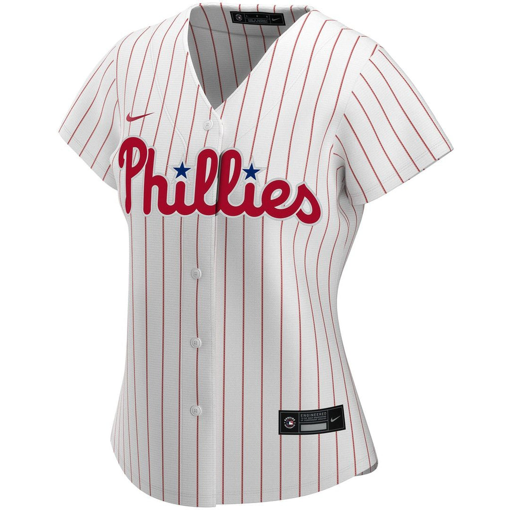 Philadelphia Phillies Nike Women's Home Replica Custom Jersey - White Team Jersey Sports Fan Apparel