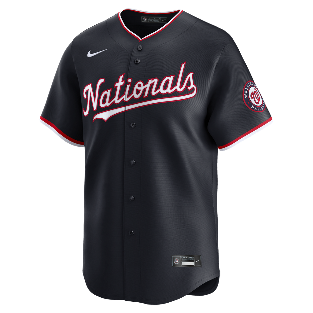 Washington Nationals James Wood Nike Alternate Limited Player Jersey - Navy Team Jersey Sports Fan Apparel