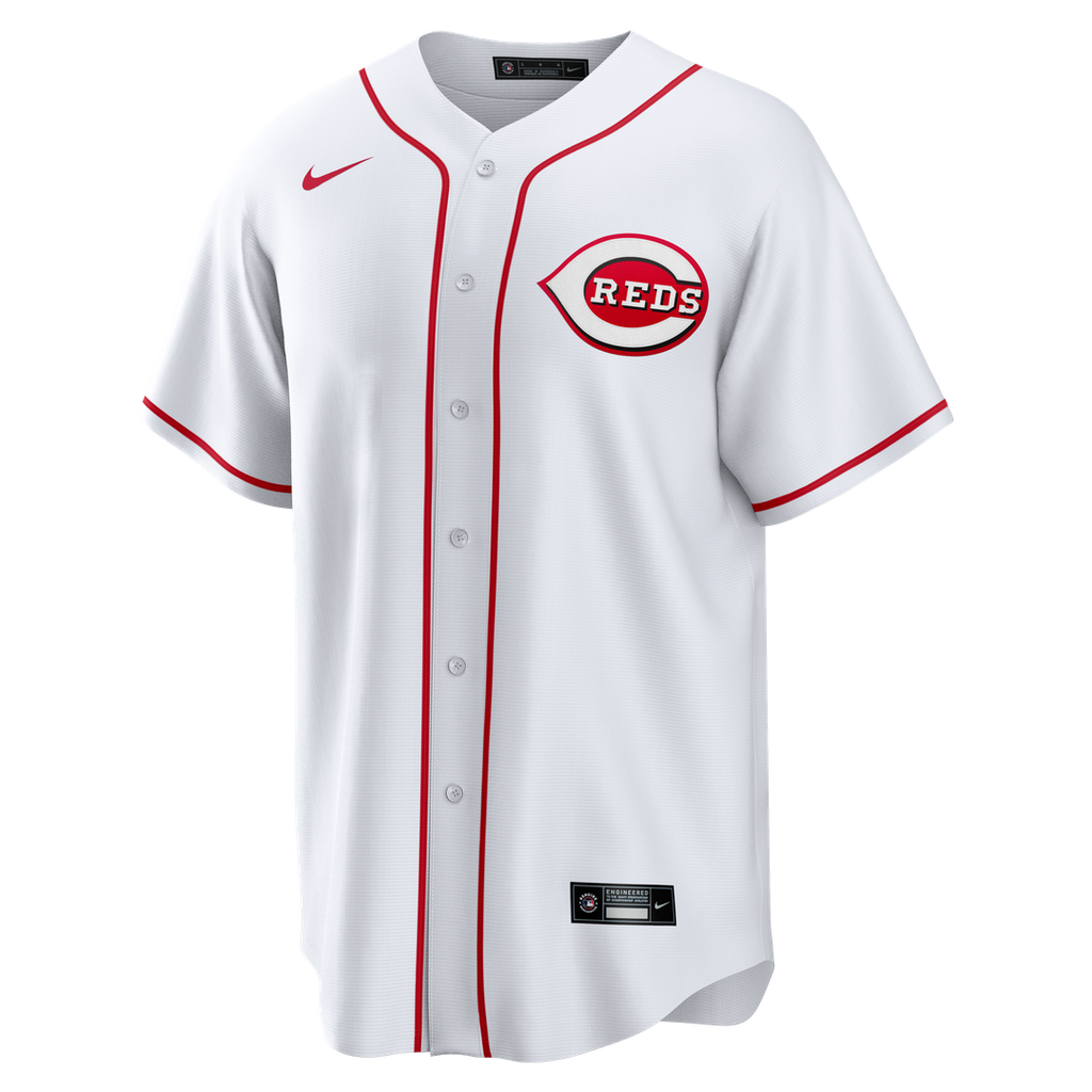 Cincinnati Reds Nike Home Big & Tall Replica Jersey - White Team Jersey Sports Fan Apparel