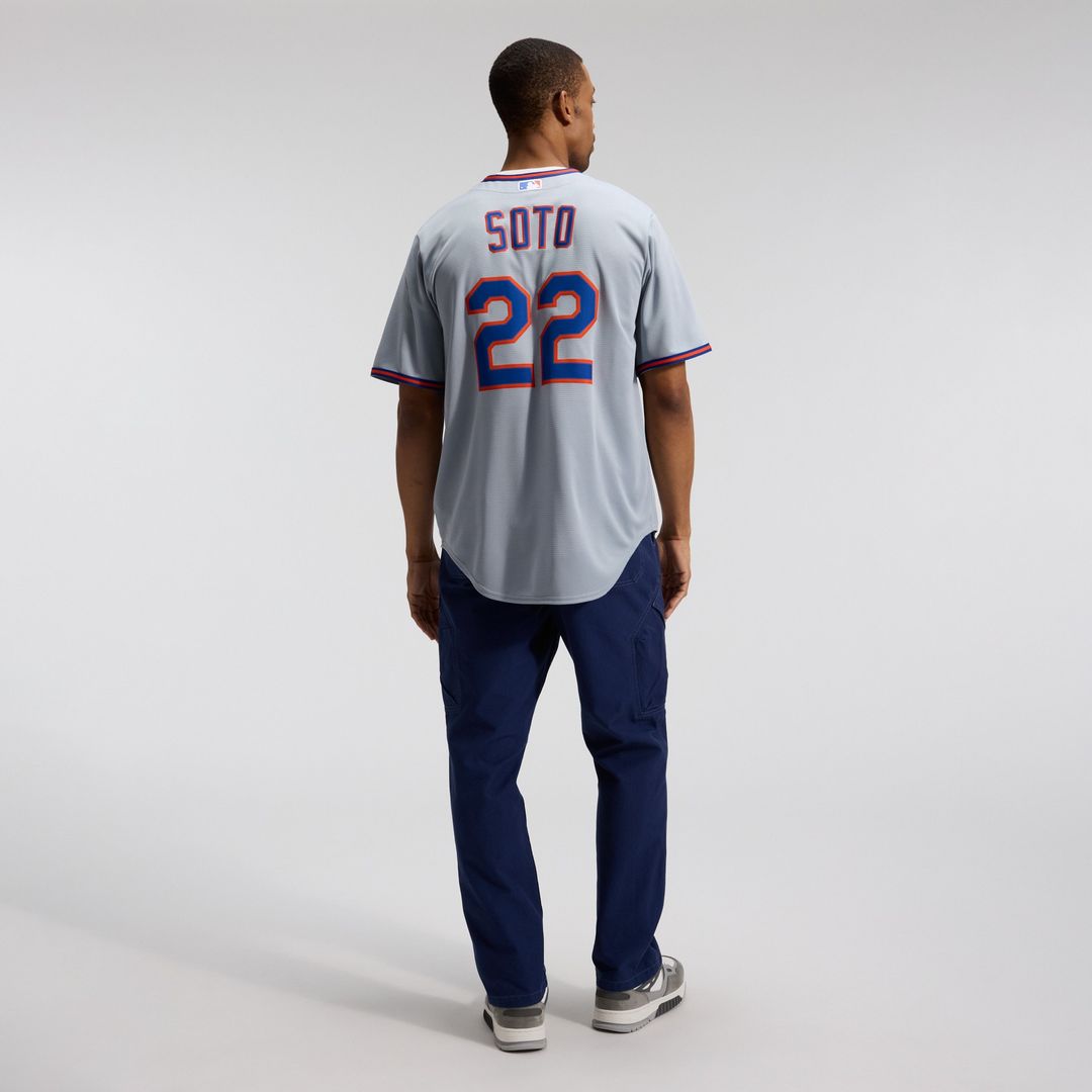 New York Mets Juan Soto Nike Road Replica Jersey - Gray Team Jersey Sports Fan Apparel