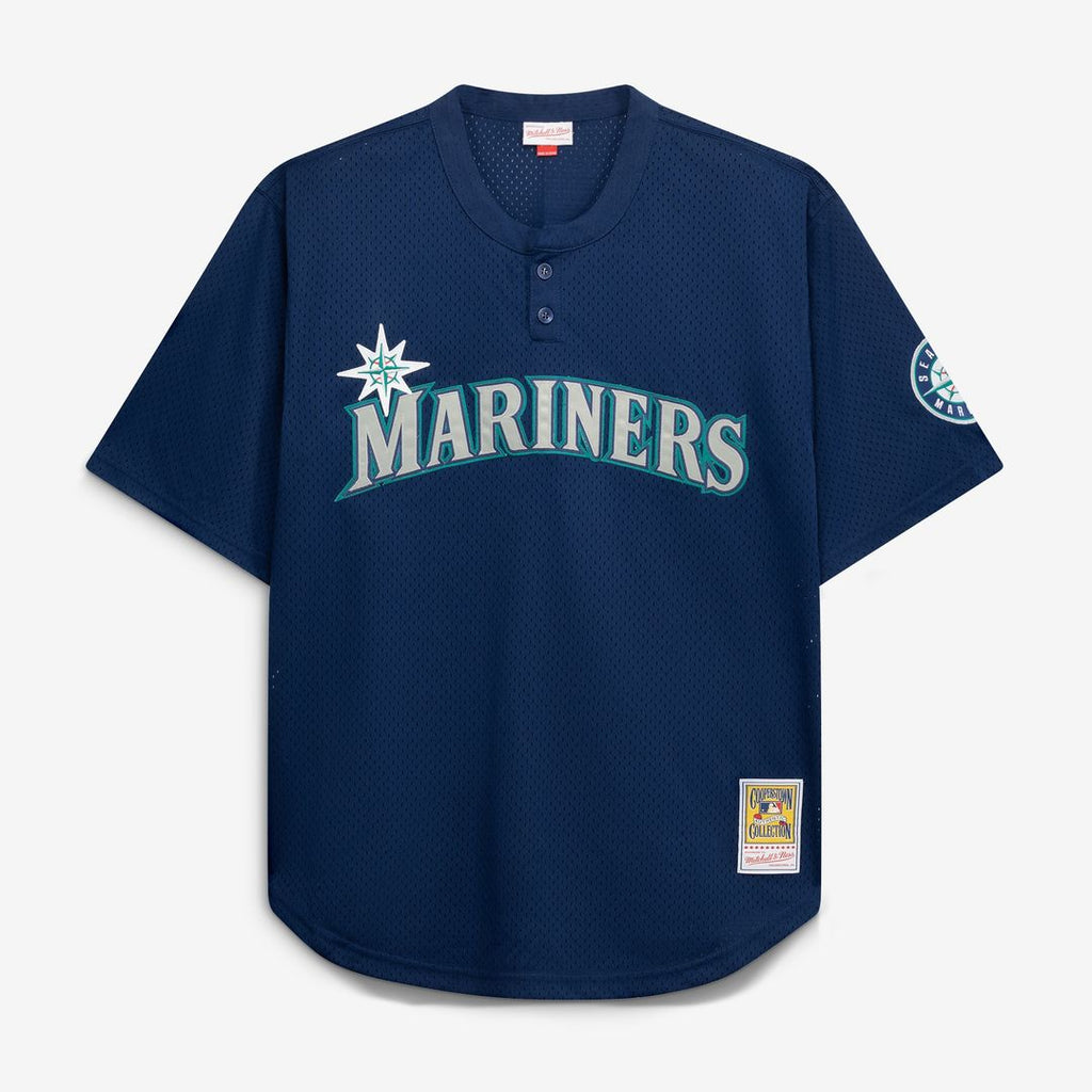 Seattle Mariners Ken Griffey Jr. Mitchell & Ness Big & Tall Cooperstown Mesh Batting Practice Jersey - Royal Team Jersey Sports Fan Apparel