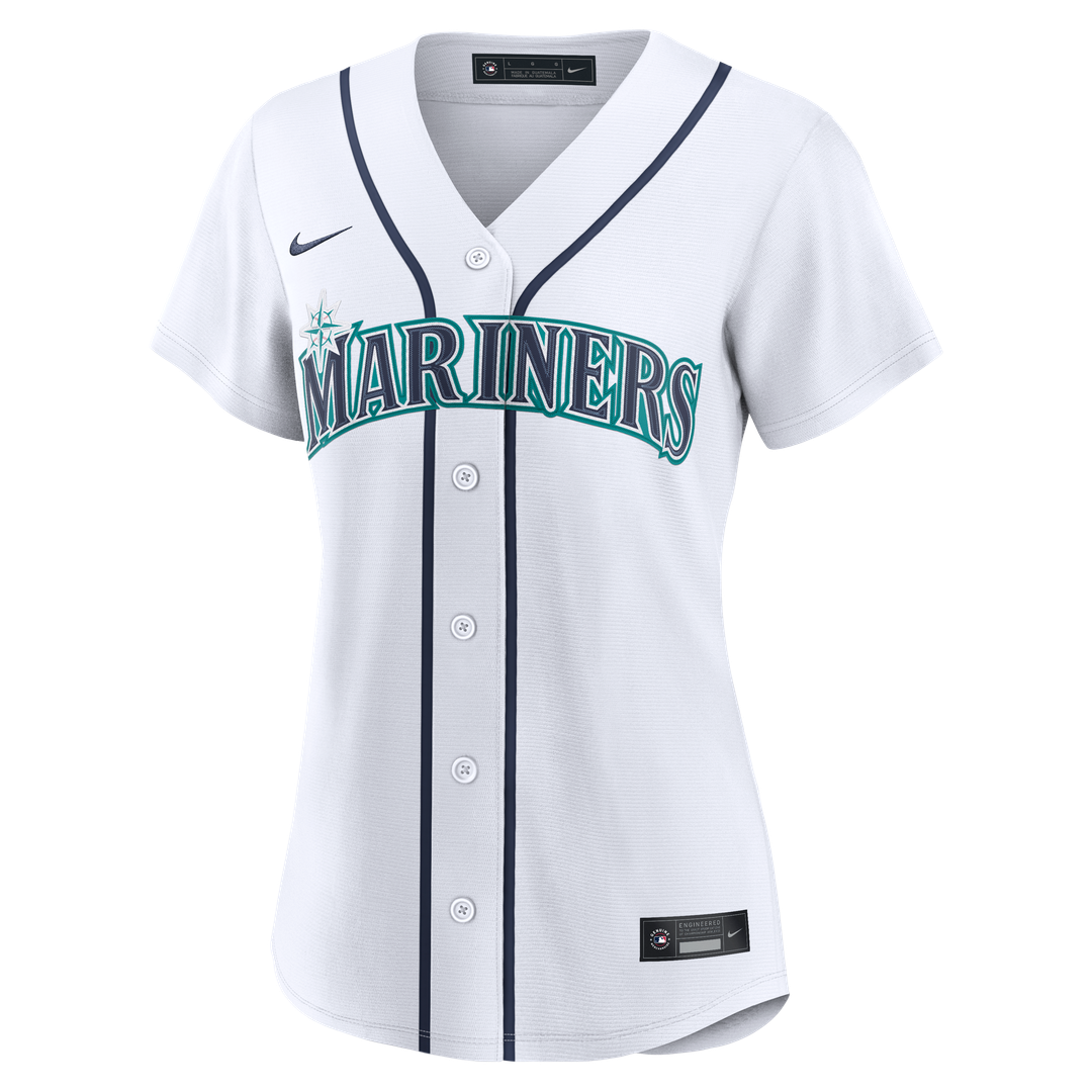 Seattle Mariners Josh Naylor Nike Women's Home Replica Jersey - White Team Jersey Sports Fan Apparel