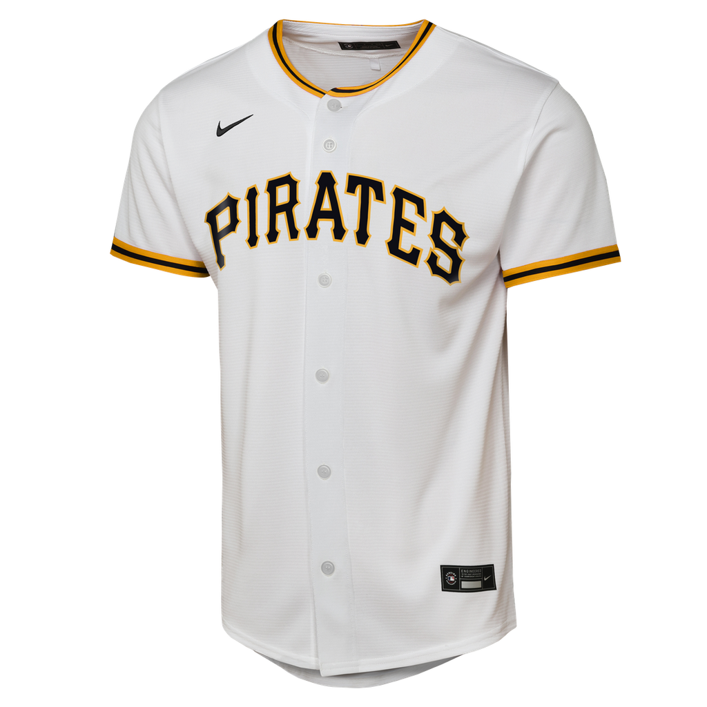 Pittsburgh Pirates Konnor Griffin Nike Youth Home Replica Jersey - White Team Jersey Sports Fan Apparel