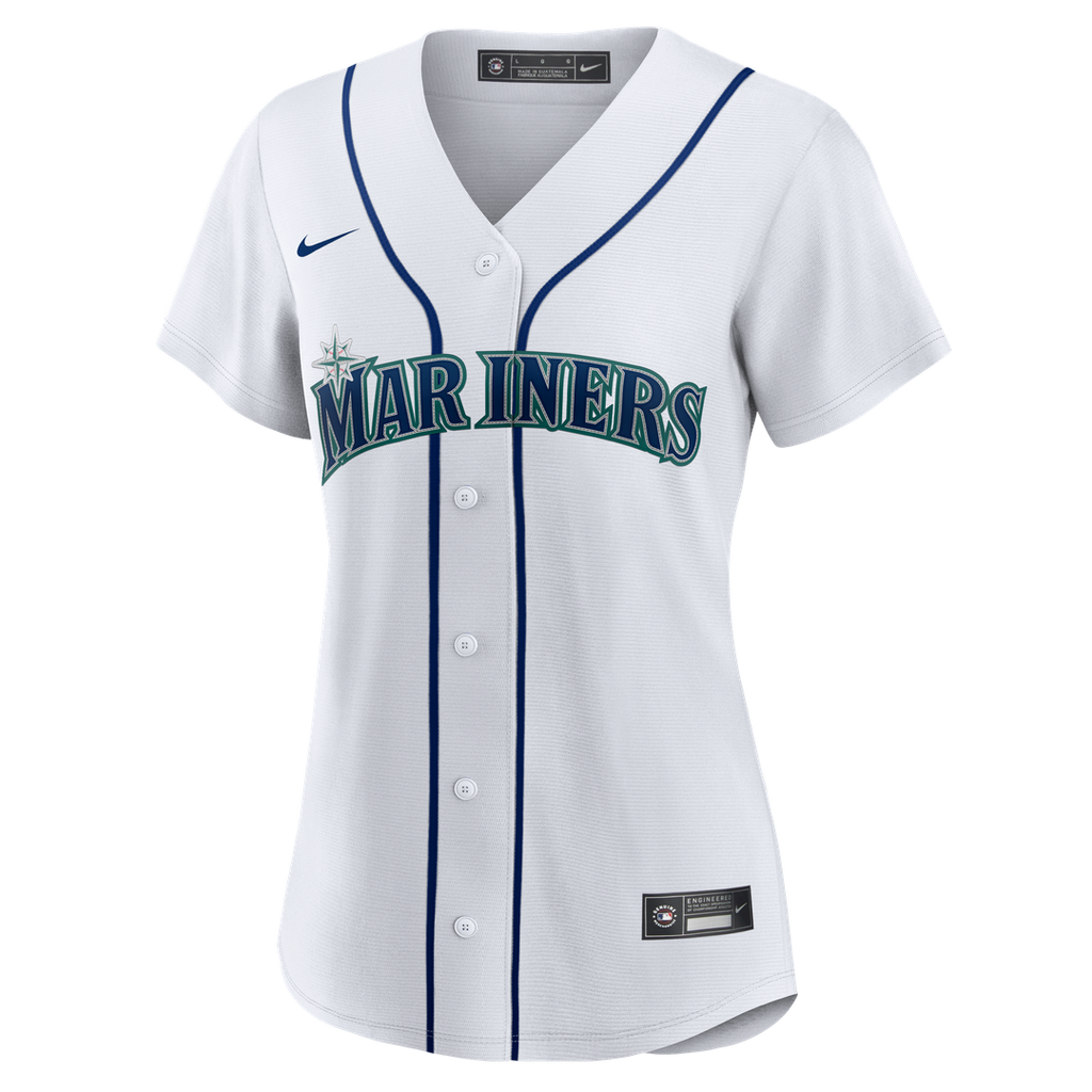 Seattle Mariners Cal Raleigh Nike Women's Home Replica Jersey - White Team Jersey Sports Fan Apparel
