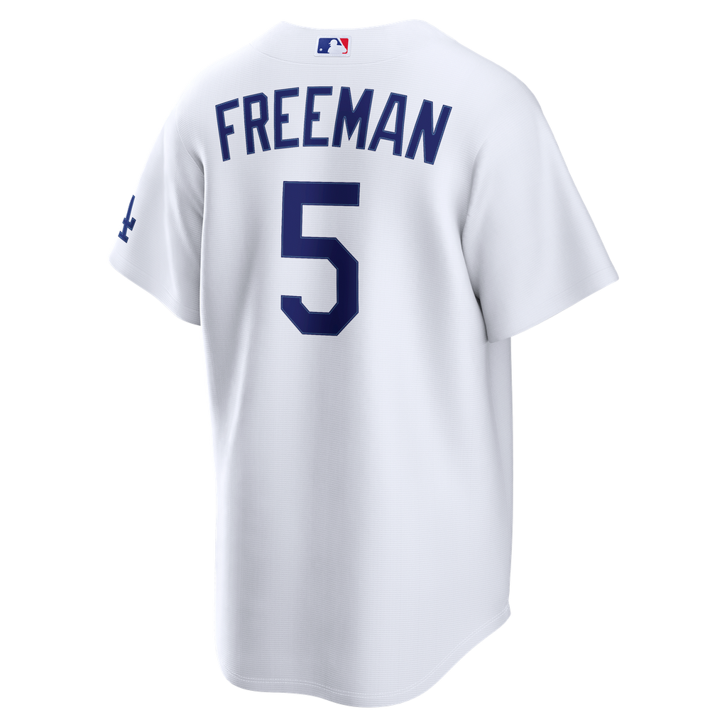 Los Angeles Dodgers Freddie Freeman Nike Home Stadium Jersey - White Team Jersey Sports Fan Apparel