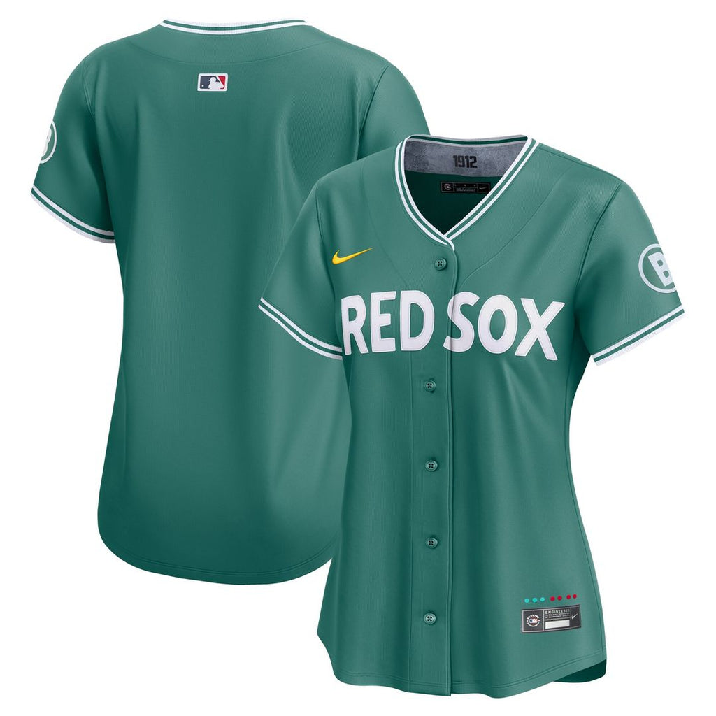 Boston Red Sox Nike Women's 2025 City Connect Limited Jersey - Green Team Jersey Sports Fan Apparel