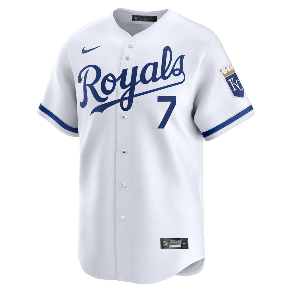 Kansas City Royals Bobby Witt Jr. Nike Home Limited Player Jersey - White Team Jersey Sports Fan Apparel