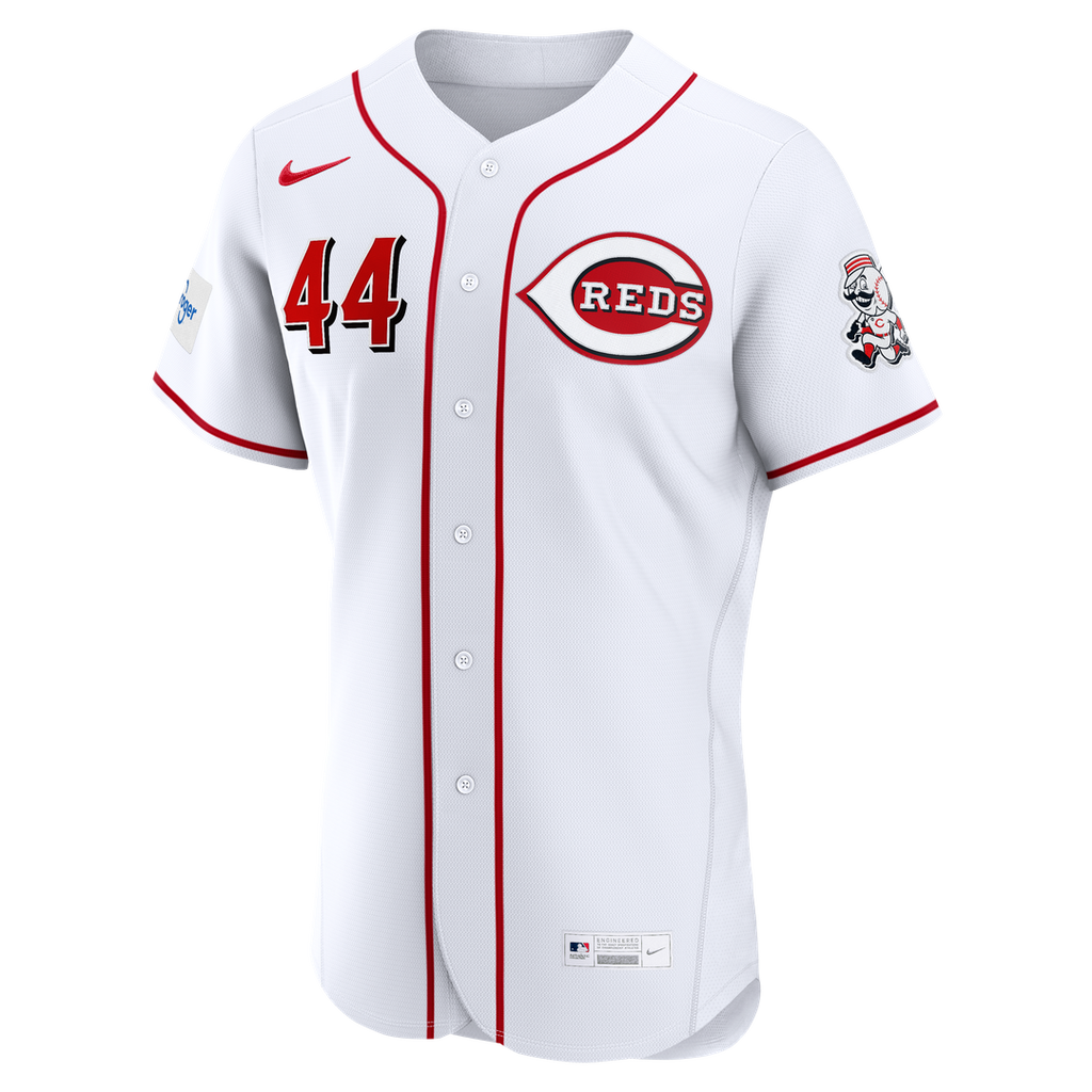 Cincinnati Reds Elly De La Cruz Nike Alternate Authentic Sponsor Patch Jersey - Red Team Jersey Sports Fan Apparel