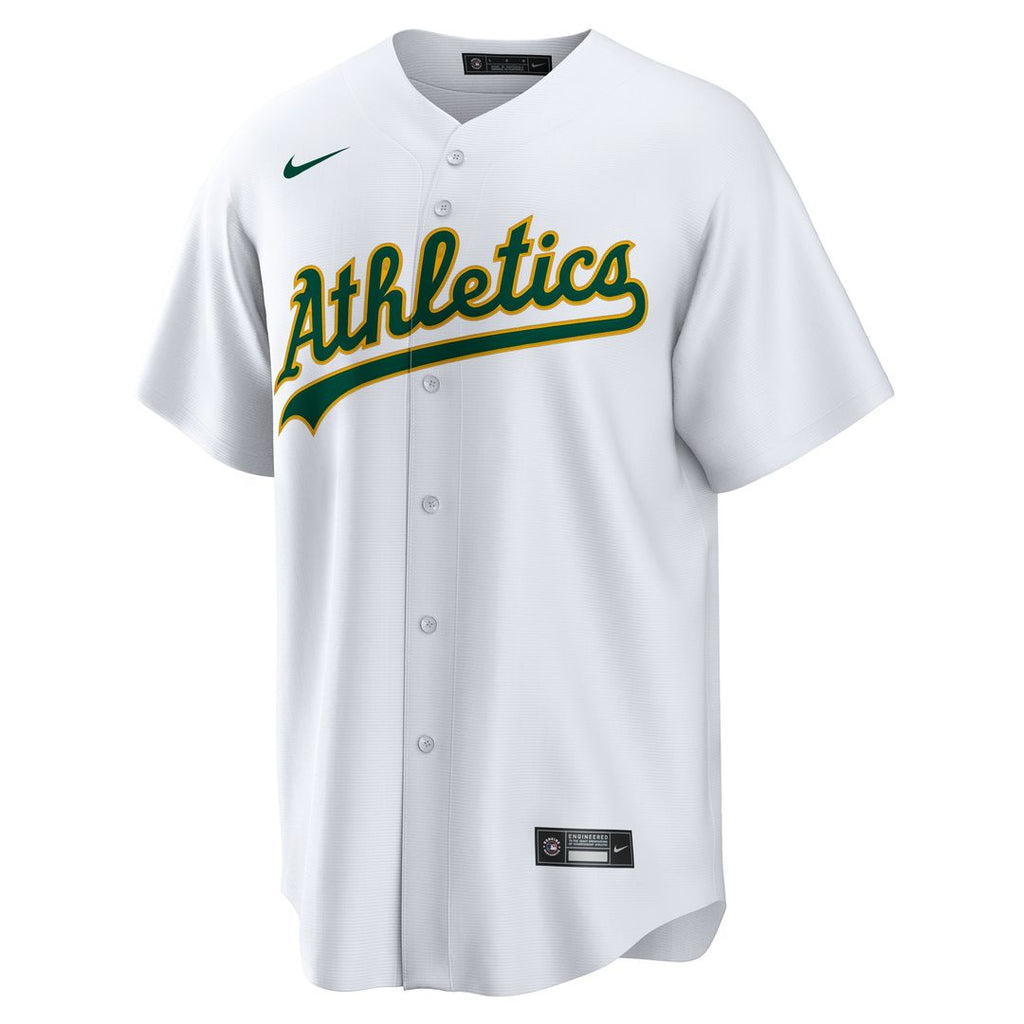 Athletics Shea Langeliers Nike Home Replica Jersey - White Team Jersey Sports Fan Apparel