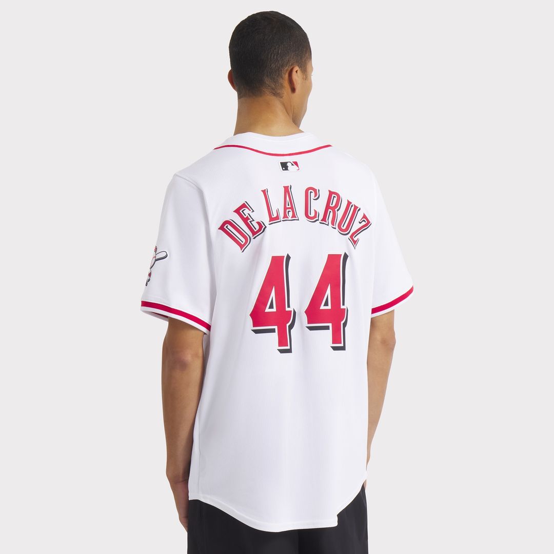 Cincinnati Reds Elly De La Cruz Nike Home Limited Player Jersey - White Team Jersey Sports Fan Apparel
