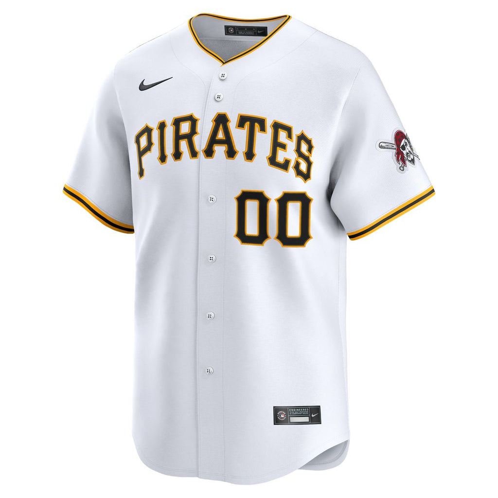 Pittsburgh Pirates Nike Home Limited Custom Jersey - White Team Jersey Sports Fan Apparel