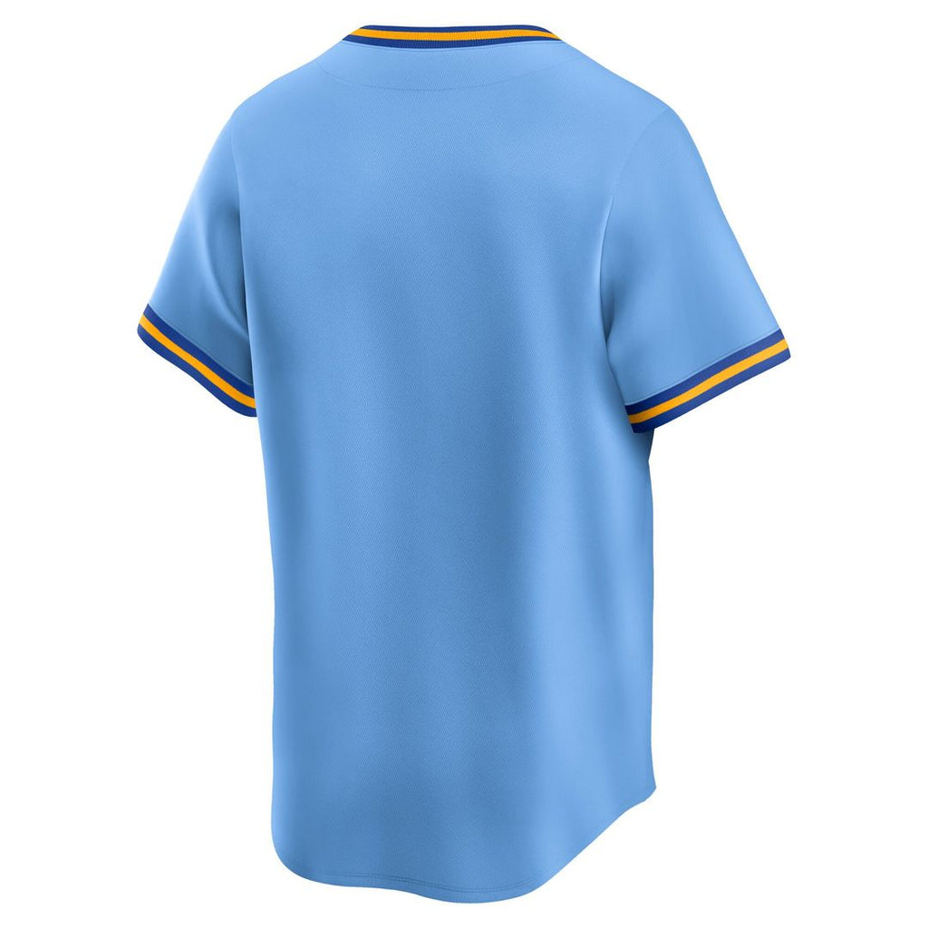 Milwaukee Brewers Nike Cooperstown Limited Jersey - Light Blue Team Jersey Sports Fan Apparel