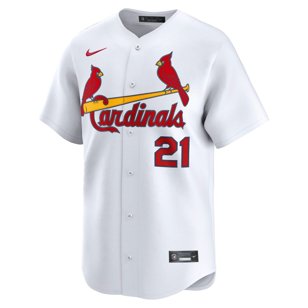 St. Louis Cardinals Lars Nootbaar Nike Home Limited Player Jersey - White Team Jersey Sports Fan Apparel