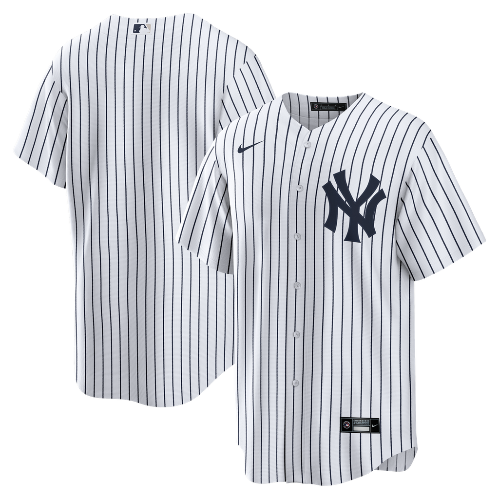 New York Yankees Nike Home Big & Tall Replica Jersey - White Team Jersey Sports Fan Apparel