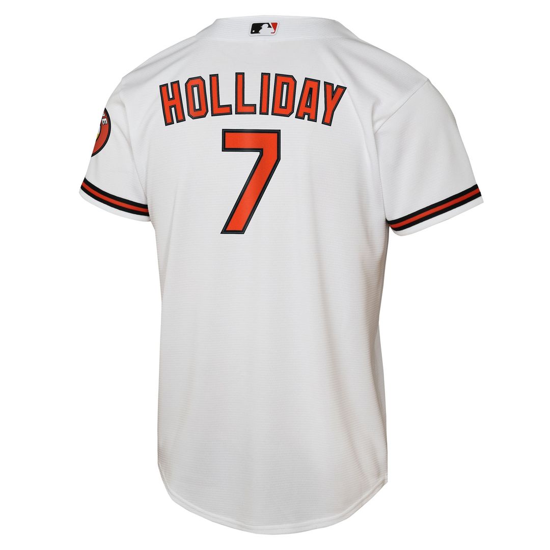 Baltimore Orioles Jackson Holliday Nike Youth Alternate 2 Stadium Player Jersey - Orange Team Jersey Sports Fan Apparel