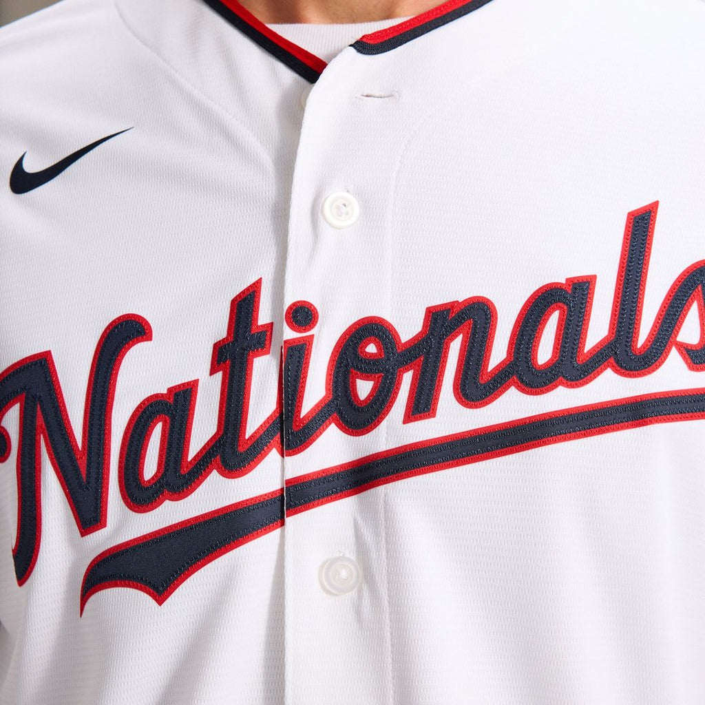 Washington Nationals CJ Abrams Nike Home Replica Jersey - White Team Jersey Sports Fan Apparel